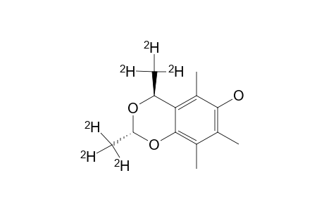 2,4-BIS-(TRIDEUTERIOMETHYL)-5,7,8-PENTAMETHYL-4H-1,3-BENZODIOXIN-6-OL;TRANS-ISOMER
