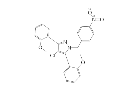 4-chloro-3,5-bis(2-methoxyphenyl)-1-(4-nitrobenzyl)-1H-pyrazole
