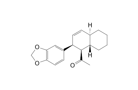 BROMBYIN-III;REL-3-BETA-PIPERONYL-4-BETA-ACETYL-3,4,4A-BETA,5,6,7,8,8A-ALPHA-OCTAHYDRO-NAPHTHAL-1-ENE