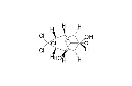 Tetracyclo[5.3.1.1(2,6).0(3,5)]dodec-8-en-12-one, 4,4,9-trichloro-10,11-dihydroxy-, (1.alpha.,2.beta.,3.beta.,5.beta.,6.beta.,7.alpha.,10.alpha.,11S*)-