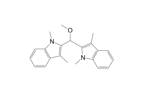 2-[(1,3-dimethyl-2-indolyl)-methoxymethyl]-1,3-dimethylindole