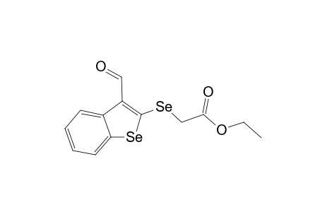 Acetic acid, [(3-formylbenzo[b]selenophene-2-yl)seleno]-, ethyl ester