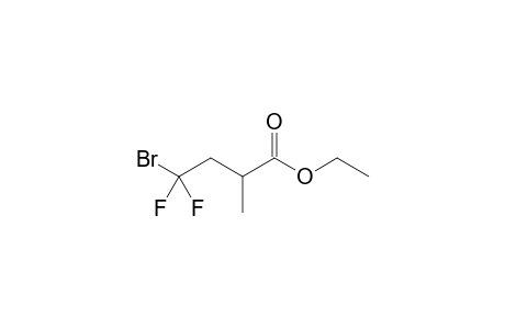 4-Bromo-4,4-difluoro-2-methyl-butyric acid ethyl ester