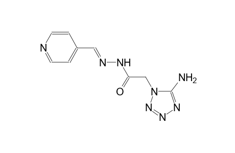 2-(5-amino-1H-tetraazol-1-yl)-N'-[(E)-4-pyridinylmethylidene]acetohydrazide