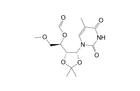 (1R,2R,3R) 1-(4-Methoxy-3-formyloxy-1,2-isopropylidenedioxybutyl)-5-methyl-[1,3]-diazine-2,4-dione