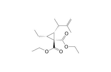 (Z)-1,1-DIETHOXYCARBONYL-2-(2-METHYL-1-BUTEN-3-YL)-3-ETHYLCYCLOPROPANE(DIASTEREOMER MIXTURE)