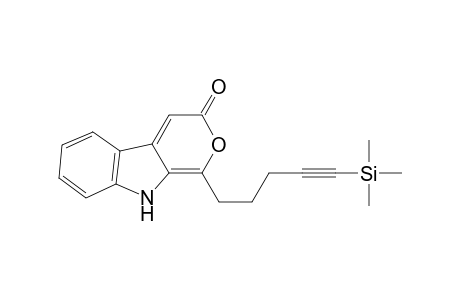 Pyrano[3,4-b]indol-3(9H)-one, 1-[5-(trimethylsilyl)-4-pentynyl]-