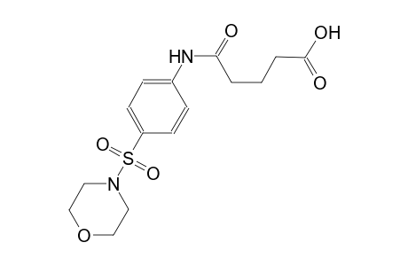 5-[4-(4-morpholinylsulfonyl)anilino]-5-oxopentanoic acid