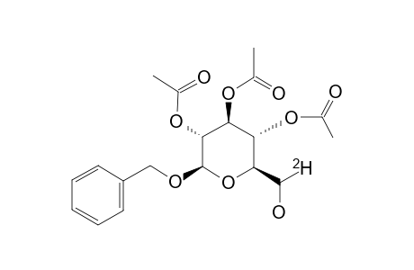 BENZYL-(6S)-[6-DEUTERIO]-2,3,4-TRI-O-ACETYL-BETA-D-GLUCOPYRANOSIDE