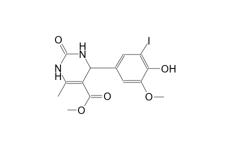 methyl 4-(4-hydroxy-3-iodo-5-methoxyphenyl)-6-methyl-2-oxo-1,2,3,4-tetrahydro-5-pyrimidinecarboxylate