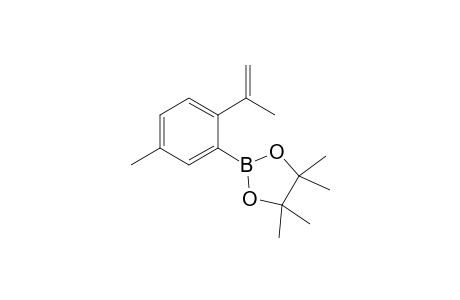 2-(2-isopropenyl-5-methyl-phenyl)-4,4,5,5-tetramethyl-1,3,2-dioxaborolane