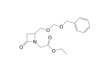 Ethyl 2-[(benzyloxymethoxy)methyl]-4'-oxoazetidin-1'-yl]-acetate