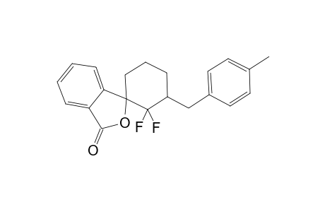 2,2-Difluoro-3-(4-methylbenzyl)-3'H-spiro[cyclohexane-1,1'-isobenzofuran]-3'-one