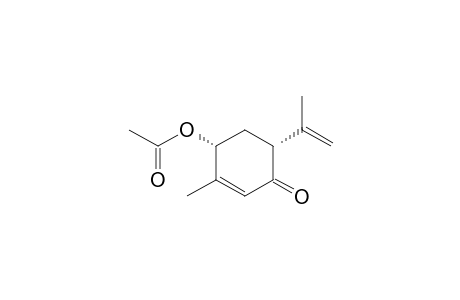 (4R,6R)-4-acetoxy-3-methyl-6-(1-methylethenyl)-2-cyclohexen-1-one