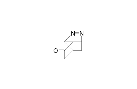 2,3-Diaza-tricyclo(4.3.0.0/4,9)non-2-en-8-one