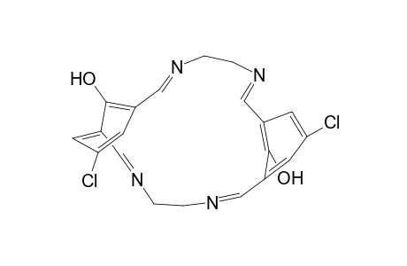 10,21,-Dichloro-22,23-dihydroxy-3,6,14,17-tetraazatricyclo(17.3.1.1(8,12))tetracos-2,6,8,10,12(23)-decaene