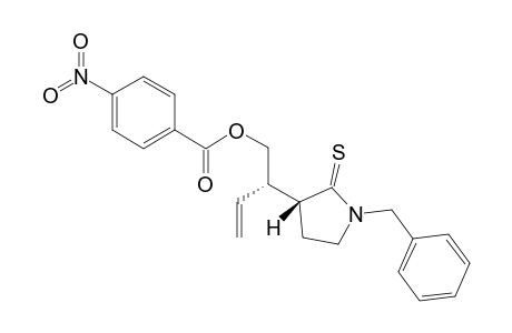 (3RS,2' SR)-1-Benzyl-3-[1'-(p-nitrobenoyloxy)but-3'-en-2'-yl]-pyrrolidine-2-thione