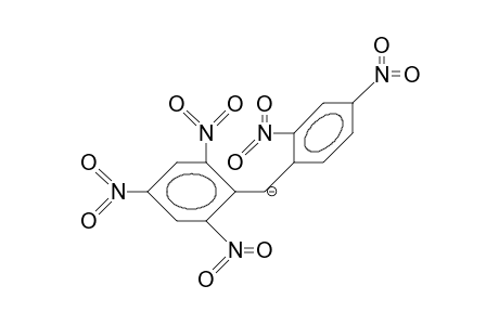 (2,2',4,4',6-Pentanitro-diphenyl)-methyl anion