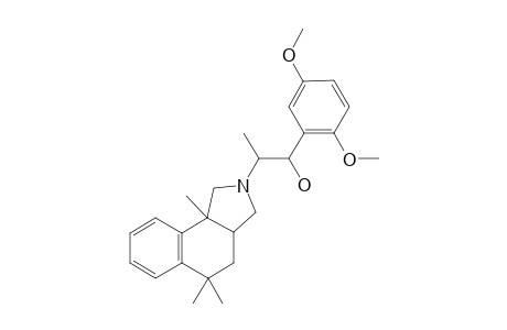 5,5,8a-trimethyl-4a,5,6,7,8,8a-hexahydro-N-{2'-(2',5'-dimethoxyphenyl)-2'-hydroxy-1'-methylethyl}pyrrolo[3,4-a]naphthalene