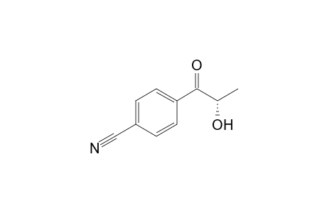 4-[(2S)-2-hydroxy-1-oxopropyl]benzonitrile