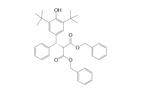 dibenzyl (R)-2-((3,5-di-tert-butyl-4-hydroxyphenyl)(phenyl)methyl)malonate