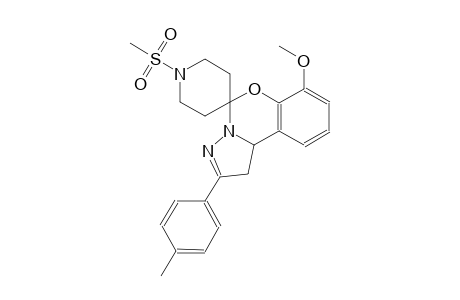 7-methoxy-1'-(methylsulfonyl)-2-(p-tolyl)-1,10b-dihydrospiro[benzo[e]pyrazolo[1,5-c][1,3]oxazine-5,4'-piperidine]
