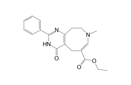 Ethyl 8-methyl-4-oxo-2-phenyl-3,4,5,8,9,10-hexahydropyrimido[4,5-d]azocine-6-carboxylate