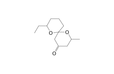 (2RS,6RS,8RS)-8-Ethyl-2-methyl-1,7-dioxaspiro[5.5]undecan-4-one