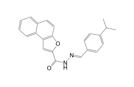 N'-[(E)-(4-isopropylphenyl)methylidene]naphtho[2,1-b]furan-2-carbohydrazide
