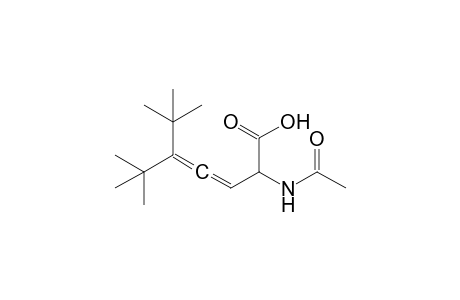 2-Acetamido-5-tert-butyl-6,6-dimethyl-hepta-3,4-dienoic acid