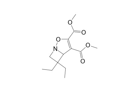 DIMETHYL-6,6-DIETHYL-2-OXA-1-AZA-BICYCLO-[3.2.0]-HEPT-3-ENE-3,4-DICARBOXYLATE