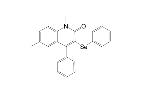 1,6-Dimethyl-4-phenyl-3-(phenylselanyl)quinolin-2(1H)-one
