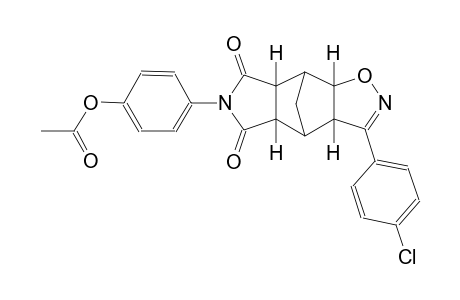 4-((3aS,4S,4aR,7aS,8S,8aS)-3-(4-chlorophenyl)-5,7-dioxo-4a,5,7,7a,8,8a-hexahydro-3aH-4,8-methanoisoxazolo[4,5-f]isoindol-6(4H)-yl)phenyl acetate