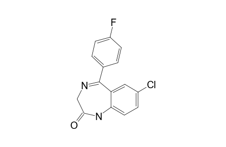 7-CHLORO-5-(PARA-FLUOROPHENYL)-3H-[1,4]-BENZODIAZEPIN-2-ONE