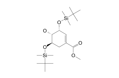 METHYL-(3R,4R,5R)-3,5-BIS-[(TERT.-BUTYL)-DIMETHYLSILYLOXY]-4-HYDROXYCYXLOHEX-1-ENE-1-CARBOXYLATE