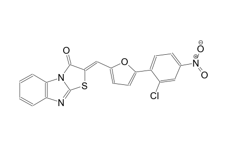 thiazolo[3,2-a]benzimidazol-3(2H)-one, 2-[[5-(2-chloro-4-nitrophenyl)-2-furanyl]methylene]-, (2Z)-