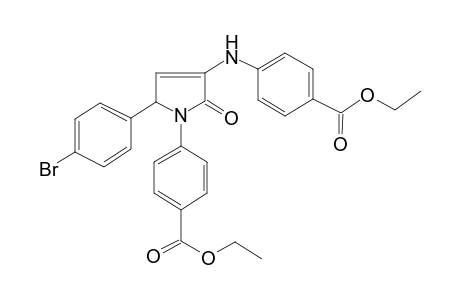 4-[[2-(4-bromophenyl)-1-(4-ethoxycarbonylphenyl)-5-oxo-2H-pyrrol-4-yl]amino]benzoic acid ethyl ester