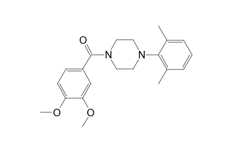 (3,4-Dimethoxyphenyl)[4-(2,6-dimethylphenyl)piperazin-1-yl]methanone