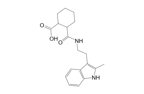 2-[2-(2-methyl-1H-indol-3-yl)ethylcarbamoyl]cyclohexane-1-carboxylic acid