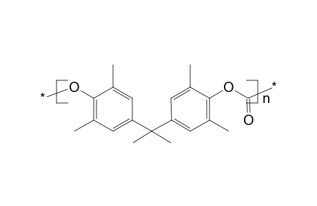 Poly[2-propylidenebis(4-oxy-3,5-dimethylphenyl)carbonyl]