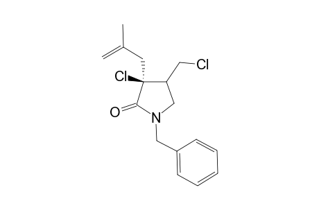 (S)-1-Benzyl-3-chloro-4-chloromethyl-3-(2-methyl-allyl)-pyrrolidin-2-one