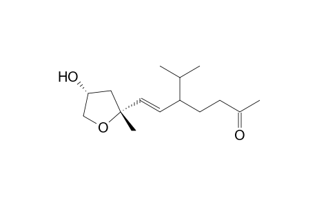 (2R*,4R*,5E)-1,4-Epoxy-2-hydroxy-7-isopropyl-4-methyl-5-undecen-10-one