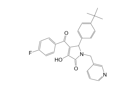 2H-pyrrol-2-one, 5-[4-(1,1-dimethylethyl)phenyl]-4-(4-fluorobenzoyl)-1,5-dihydro-3-hydroxy-1-(3-pyridinylmethyl)-