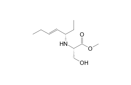 (S)-Methyl 2-((S,E)-hept-4-en-3-ylamino)-3-hydroxypropanoate