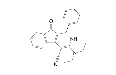 1,2-Dihydro-3-(diethylamino)-9-oxo-1-phenyl-9H-indeno[2,1-c]pyridine-4-carbonitrile