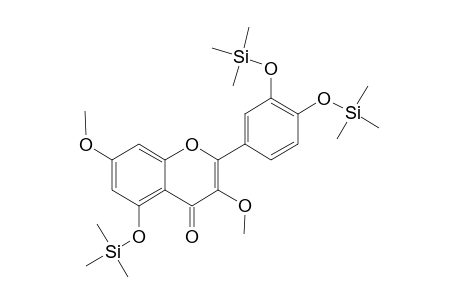 Quercetin, 3,7-dimethyl ether, tri-TMS