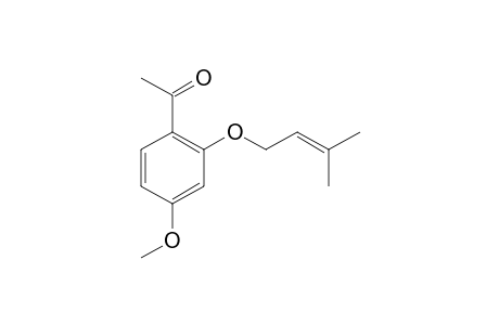 1-[4-methoxy-2-(3-methylbut-2-enoxy)phenyl]ethanone