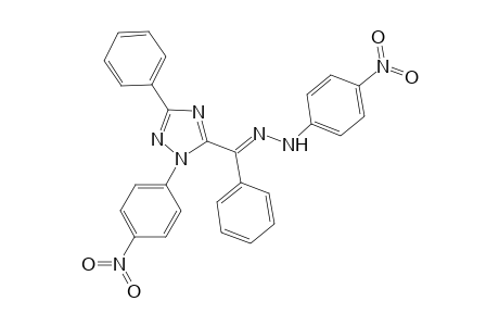 (4-nitrophenyl)-[(E)-[[2-(4-nitrophenyl)-5-phenyl-1,2,4-triazol-3-yl]-phenyl-methylene]amino]amine