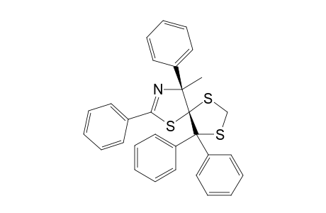(cis)-9-Methyl-4,4,7,9-tetraphenyl-1,3,6-trithia-8-azaspiro[4.4]non-7-ene