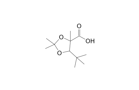 5-tert-Butyl-2,2,4-trimethyl-1,3-dioxolane-4-carboxylic acid